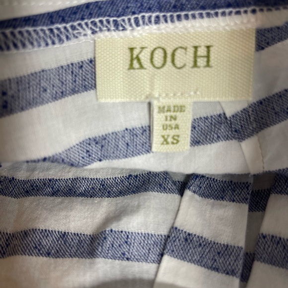 KOCH white and navy sailor shorts size XS - Picture 7 of 8